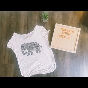 Trillium Elephant Boho Shirt